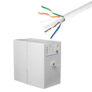 Cablu UTP, cat 6, CUPRU 100%, 305m, LSZH, 4x2x23 AWG – eRaya NET6LUT-305