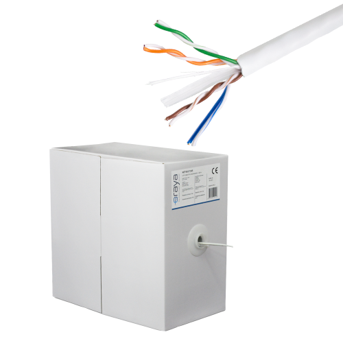 Cablu UTP, cat 6, CUPRU 100%, 305m, LSZH, 4x2x23 AWG – eRaya NET6LUT-305