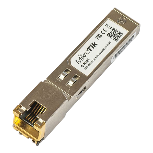 Modul SFP, 1G, RJ45, 100m – MikroTik S-RJ01