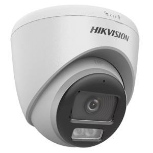 ColorVu, Dual Light – Camera analog 2MP, lentila 2.8mm, IR 40m, WL 40m, TVI/AHD/CVI/CVBS, Mic., IP67 – HIKVISION DS-2CE72DF0T-LFS-2.8mm