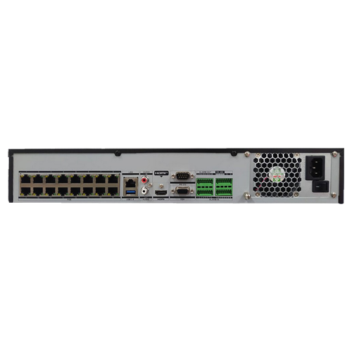 AcuSense – NVR 4K, total 32 canale max. 12MP, 16 porturi PoE, Alarma, 1.5U – HIKVISION DS-7732NXI-K4-16P