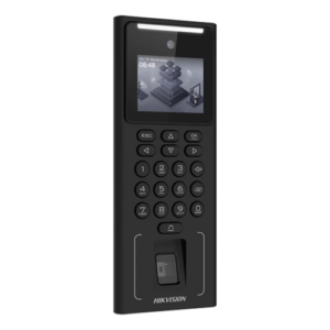 Terminal standalone control acces cu Recunoastere faciala, Amprenta, Card M1 si PIN, camera 2MP, ecran LCD 2.4 inch – HIKVISION DS-K1T321MFWX