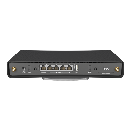 hAP ac³, 5 x Gigabit, 1 x PoE, 802.11b/g/n 2.4Ghz, 802.11ac 5Ghz, antene externe 3dBi 2.4GHz, 5.5dBi 5GHz – MikroTik RBD53iG-5HacD2HnD