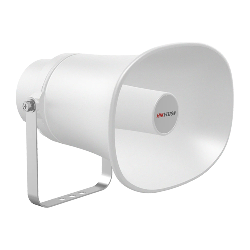 Exemplu din categoria Difuzoare EN54 si non EN: Difuzor IP tip palnie 15W, Card SD, PoE, IP67 – HIKVISION DS-PA0103-A