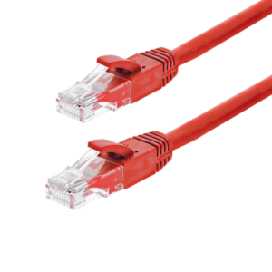 Patch cord Gigabit UTP cat6, LSZH, 0.15m, rosu – ASYTECH Networking TSY-PC-UTP6-015M-R