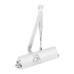 Amortizor hidraulic alb RAL9016 cu brat articulat – DORMA TS68-WHITE