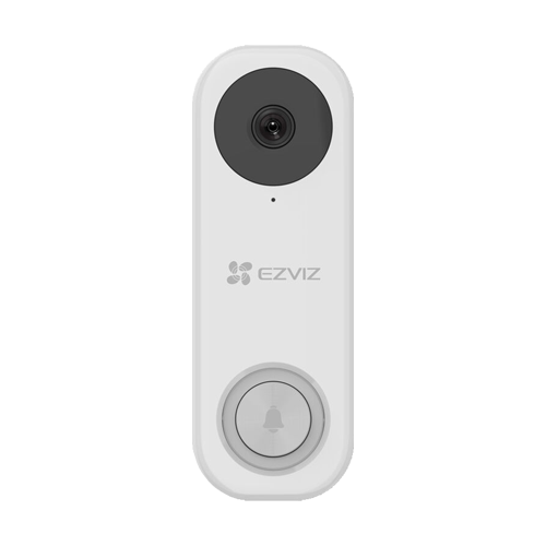 Kit sonerie video EZVIZ, conexiune Wi-Fi, rezolutie 3k, acumulator 5200mAh, PIR detectie miscare, unghi vizualizare ultra-larg, slot SDcard CS-DB2-Pro-3K
