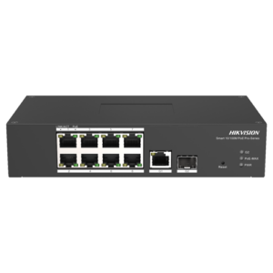 Switch Smart managed 8 porturi PoE, 2 porturi uplink SFP/RJ45 – HIKVISION DS-3T1310P-SI-HS