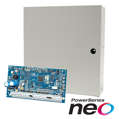 Centrala SERIA DSC POWER NEO 8 zone extensibila la 128 zone, 8 partitii – DSC HS2128NKE