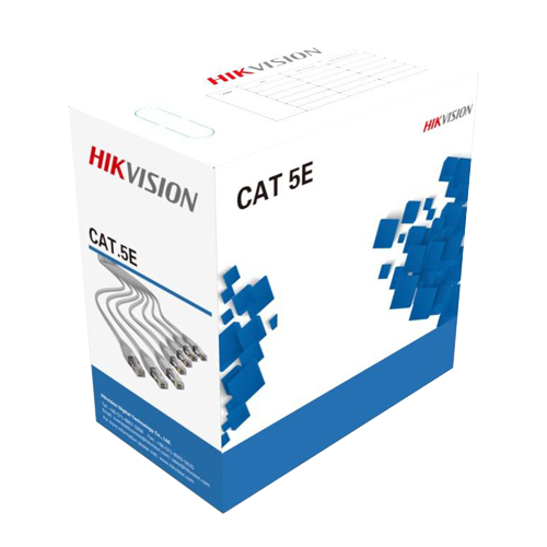 Cablu UTP cat5e 0.45mm, cupru integral, cutie 305 metri – HIKVISION DS-1LN5E-EE