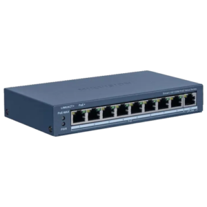Switch 8 porturi PoE, 1 port uplink RJ45, Management – HIKVISION DS-3E1309P-EI-M