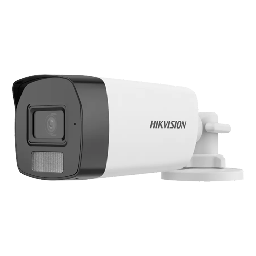 Dual Light – Camera analog 2MP, lentila 2.8mm, IR 40m, WL 40m, TVI/AHD/CVI/CVBS, Mic. – HIKVISION DS-2CE17D0T-LFS-2.8mm