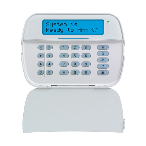 Tastatura LCD alfanumerica, wireless, 128 zone, cititor proximitate, SERIA PRO – DSC HS2LCDWFPRO8EE3