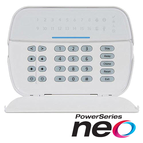Tastatura LED, cablata, 16 zone, SERIA NEO – DSC HS2LEDE1