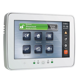 Tastatura touch screen color 7′, 248 zone, alb, EN/RO, SERIA PRO – DSC HS2TCHPROEE1
