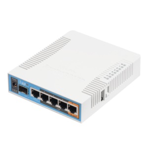 hAP ac, 5 x Gigabit, 802.11b/g/n 2.4Ghz, 802.11ac 5GHz, SFP, USB – MikroTik RB962UiGS-5HacT2HnT