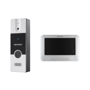 Kit videointerfon analogic 7”, conectare 4 fire – HIKVISION DS-KIS202T