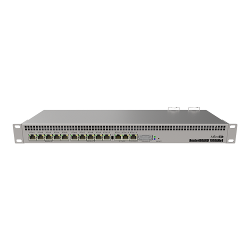 Router 13 x Gigabit, RouterOS L6, 1U, Dual PSU – MikroTik RB1100x4
