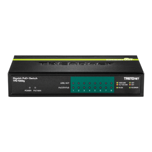 Switch 8 x RJ45 Gigabit PoE/PoE+ 61W – TRENDnet TPE-TG82G