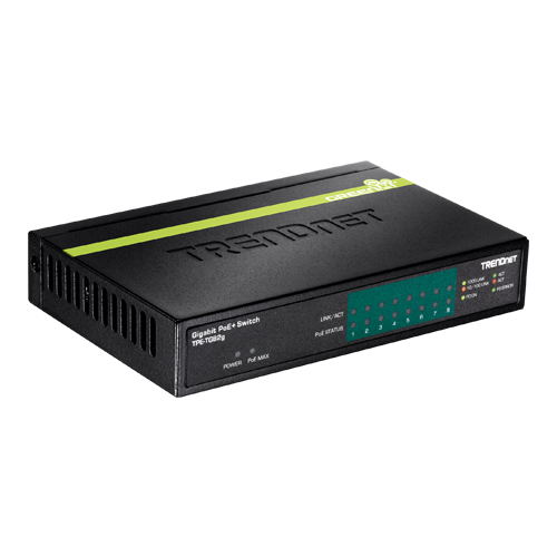 Switch 8 x RJ45 Gigabit PoE/PoE+ 61W – TRENDnet TPE-TG82G