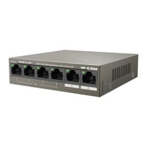 Switch 4 x RJ45 Gigabit PoE+, 2 x RJ45 Gigabit, 58W, Management – IP-COM G2206P-4-63W