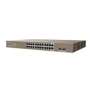 Switch 24 x RJ45 Gigabit PoE+, 2 x SFP Gigabit, Management, 370W, 1U – IP-COM G3326P-24-410W