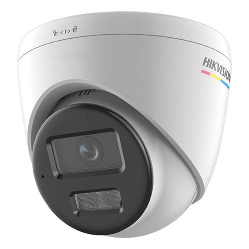 ColorVu, Dual Light – Camera IP, 2MP, lentila 2.8mm, IR 30m, WL 30m, Mic, PoE – HIKVISION DS-2CD1327G2H-LIU-2.8mm