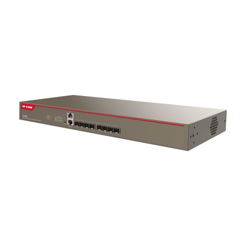 Switch 8 x SFP+ 10 Gbps, 2 porturi gestionare, management, 1U – IP-COM X5308F