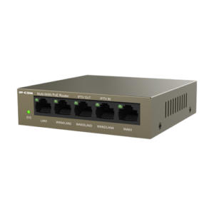 Router 4 x RJ45 Gigabit PoE+, 55W, 1 x RJ45 Gigabit, management – IP-COM M20-PoE