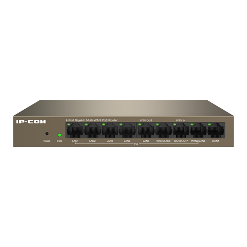 Router 8 x RJ45 Gigabit, PoE+, 95W, 1 x RJ45, Management – IP-COM M20-8G-PoE