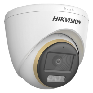 ColorVu, Dual Light – Camera analog 2MP, lentila 2.8mm, IR 40m, WL 40m, TVI/AHD/CVI/CVBS, Mic. – HIKVISION DS-2CE72DF3T-LFS-2.8mm