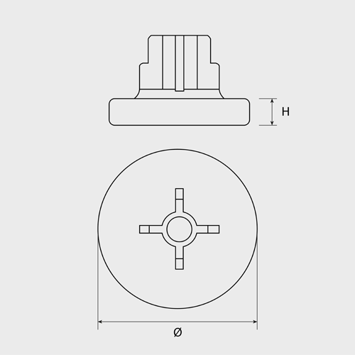 Saiba plastic 16 mm pentru pistol Force ONE (100 buc.) – CELO 16AP