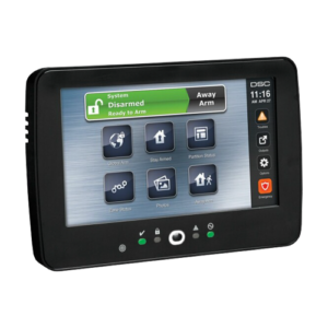 Tastatura touch screen color 7′, 248 zone, negru, EN/RO, SERIA PRO – DSC HS2TCHPROBLKEE1