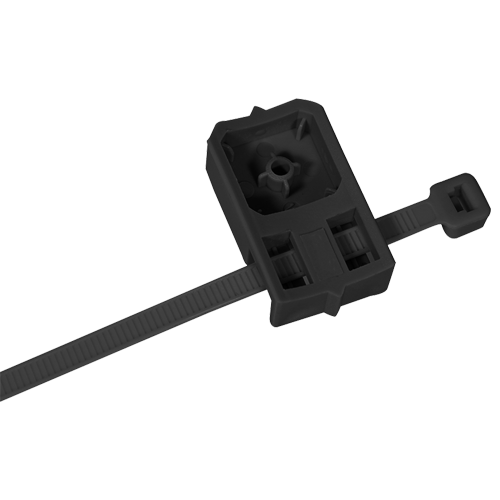 Suport cu brida plastic 4.8×286 mm TBBL negru (200 buc.) – CELO 94TBBL