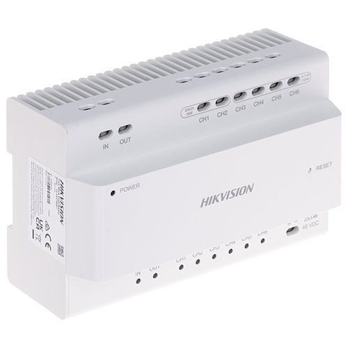 Distribuitor Video/Audio, 2 fire pentru 6 posturi interior/exterior – HIKVISION DS-KAD7060EY