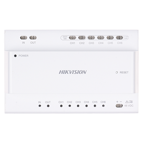 Distribuitor Video/Audio, 2 fire pentru 6 posturi interior/exterior – HIKVISION DS-KAD7060EY