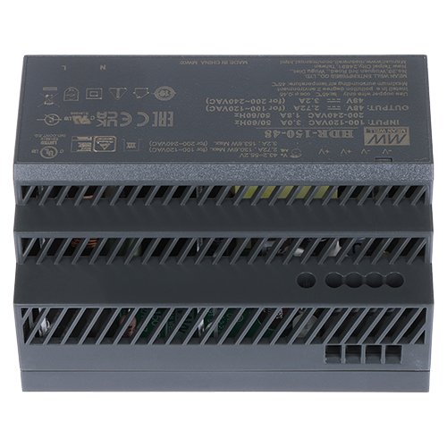 Sursa alimentare 48V DC, 3.2A, 150W, montaj sina DIN – HIKVISION DS-KAW150-4N