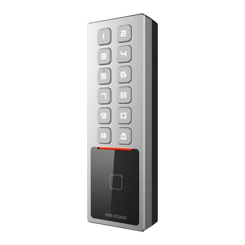 Terminal control acces, PIN/Card M1, Wiegand, RS485, Alarma, IK08 – HIKVISION DS-K1T805MX