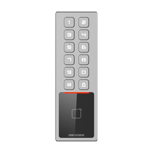 Terminal control acces, PIN/Card M1, Wiegand, RS485, Alarma, IK08 – HIKVISION DS-K1T805MX