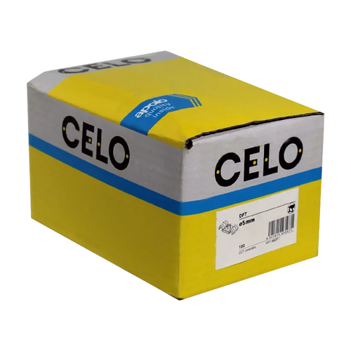 Clema metalica dubla DFT Ø 6.0 mm pentru cablu, fixare pe pistol (100 buc.) – CELO 96DFT