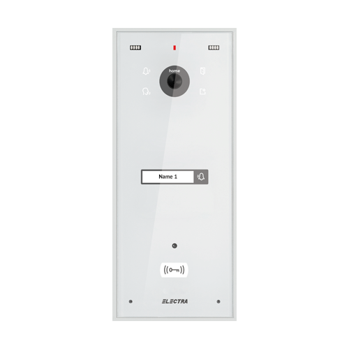 Panou exterior video Home pentru 1 Familie – SMART, G3, montaj aparent, ALB – ELECTRA VPH.01S03.ELWTL