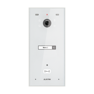 Panou exterior video Home pentru 1 Familie – SMART, G3, montaj ingropat, ALB – ELECTRA VPH.01F03.ELWTL