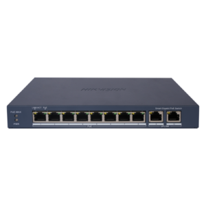 Switch 8 porturi PoE Gigabit, 2 porturi Gigabit, Smart Management – HIKVISION DS-3E1510P-EI