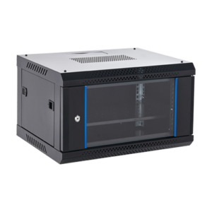 Rack perete 6U 19′ 600×450, capacitate incarcare 60 Kg, negru – ASYTECH Networking ASY-6U-6045WL