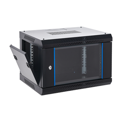 Rack perete 6U 19′ 600×450, capacitate incarcare 60 Kg, negru – ASYTECH Networking ASY-6U-6045WL