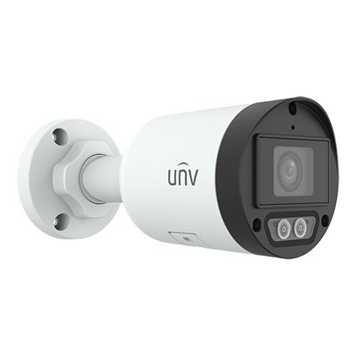 Camera IP ColorHunter Dual-Light, 4MP, lentila 2.8mm, IR 30m, WL 30m, Microfon, SDcard – UNV IPC2124LB-AF28K-DL