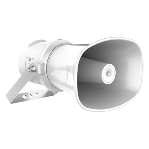 Difuzor IP tip palnie 25W, Mic., 4GB EMMC, iesire Alarma 12VDC 25mA, IP67 – HIKVISION DS-QAZ1325G1T
