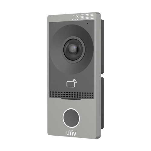 Post exterior videointerfon TCP/IP, IR, Wi-Fi, IK08 – UNV OEU-201S-HMK-W
