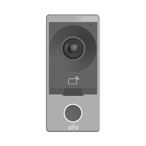 Post exterior videointerfon TCP/IP, IR, Wi-Fi, IK08 – UNV OEU-201S-HMK-W