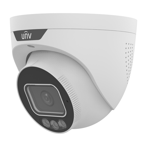 ColorHunter – Camera IP, 8MP, lentila 2.8mm, IR 30m, WL 30m, Audio, Alarma, PoE – UNV IPC3638SS-ADF28KMC-I1